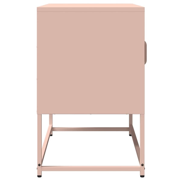 vidaXL TV-skap Rosa 68x39x60,5 cm Kaldvalset Stål