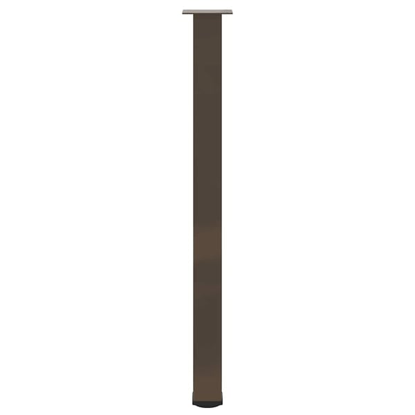 vidaXL Barbordben 4 stk naturstål 110–112 cm stål