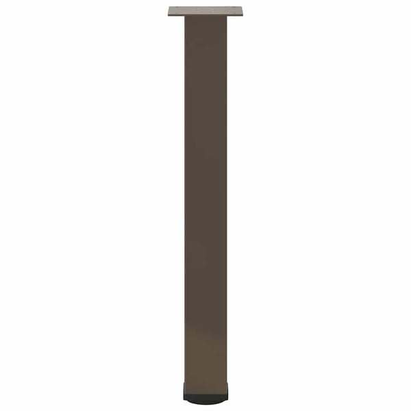 vidaXL Konsollbordben 4 stk naturstål 72–74 cm stål