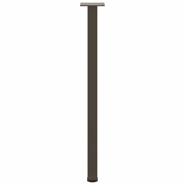 vidaXL Konsollbordben 4 stk naturstål 72–74 cm stål