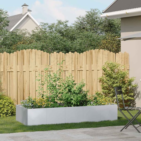 vidaXL Plantekasse 200x80x40 cm galvanisert stål
