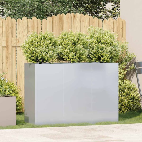 vidaXL Plantekasse 120x40x80 cm galvanisert stål