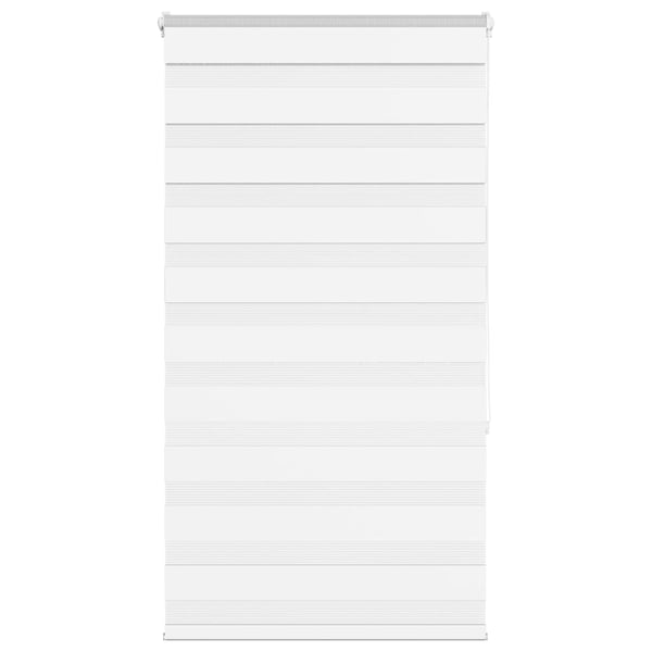 vidaXL Sebragardin hvit 85x150 cm stoff bredde 80,9 cm polyester