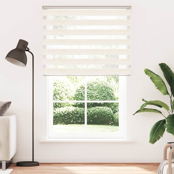vidaXL zebragardin marmorbeige 140x230 cm stofbredde 135,9cm polyester