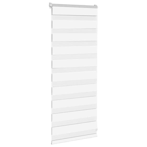 vidaXL Sebragardin hvit 55x100 cm stoff bredde 50,9 cm polyester