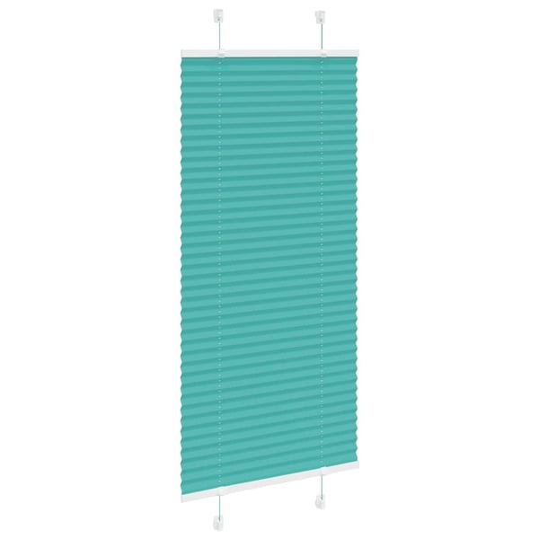 vidaXL plisségardin Bensin Grønn 65x100 cm Stoff Bredde 64,4 cm