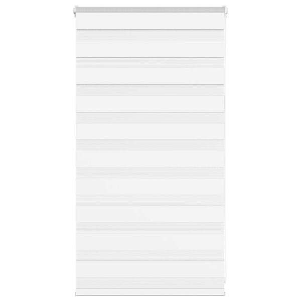 vidaXL Sebragardin hvit 85x100 cm stoff bredde 80,9 cm polyester