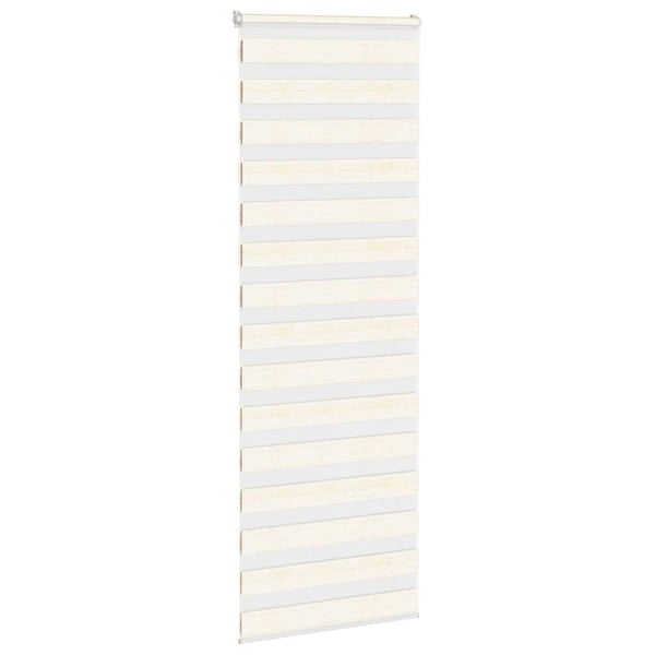 vidaXL Sebragardin marmor beige stoff bredde 70,9 cm polyester