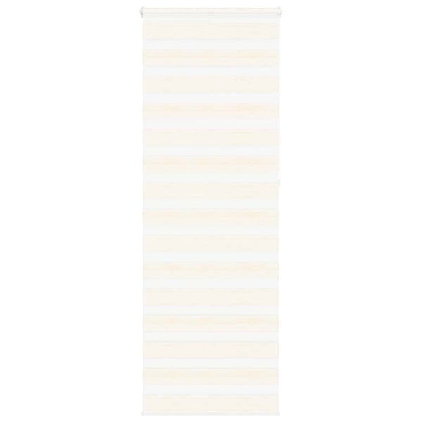 vidaXL Sebragardin marmor beige stoff bredde 70,9 cm polyester