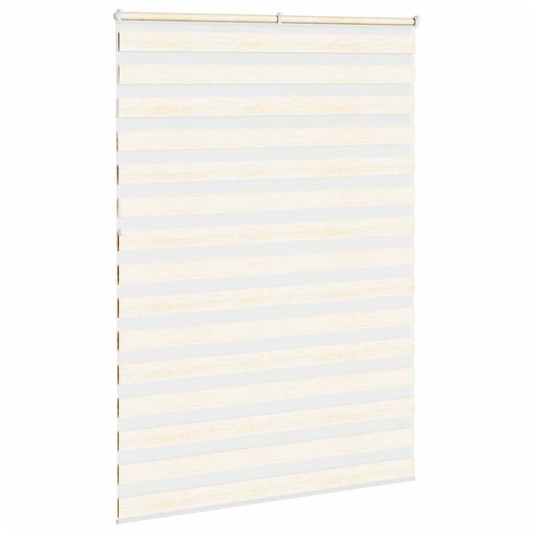 vidaXL Sebragardin marmor beige stoff bredde 155,9 cm polyester