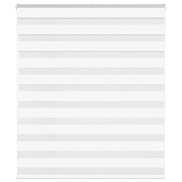 vidaXL zebragardin hvid 120x150 cm stofbredde 115,9 cm polyester