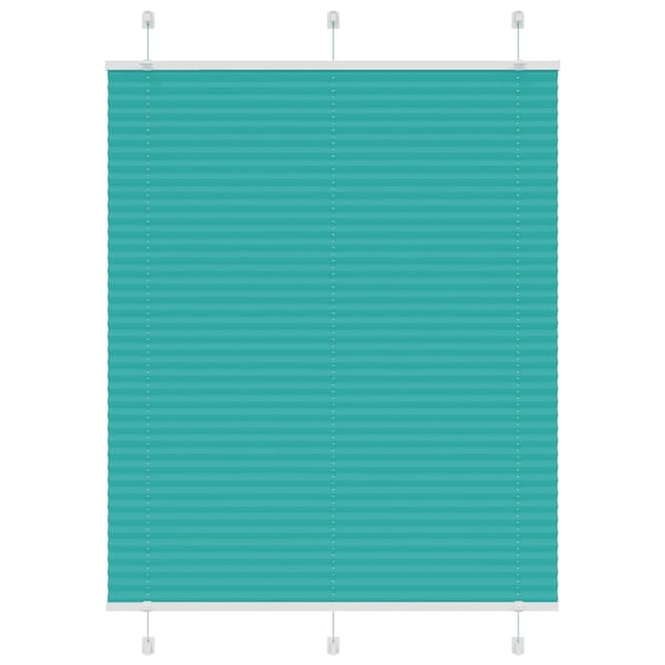 vidaXL plisségardin Bensin Grønn 110x100 cm Stoff Bredde 109,4 cm