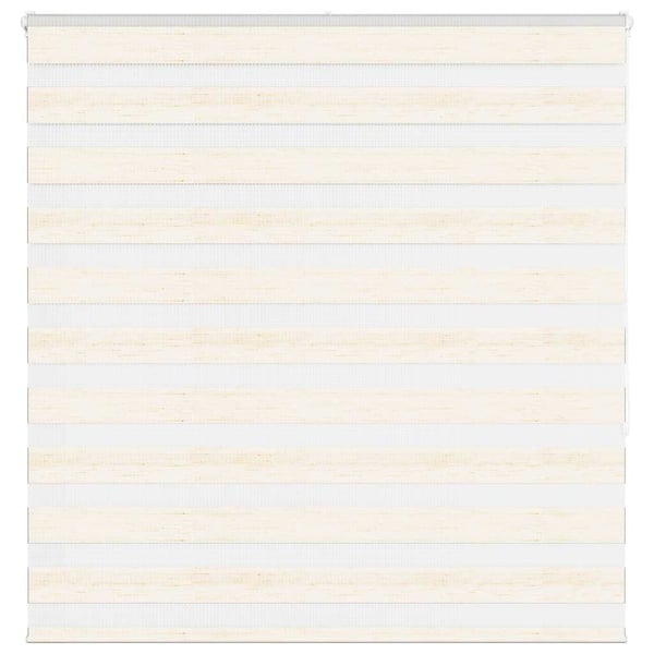 vidaXL Sebragardin marmor beige stoff bredde 135,9 cm polyester