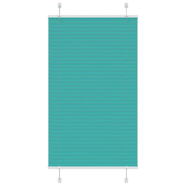 vidaXL plisségardin Bensin Grønn 75x150 cm Stoff Bredde 74,4 cm