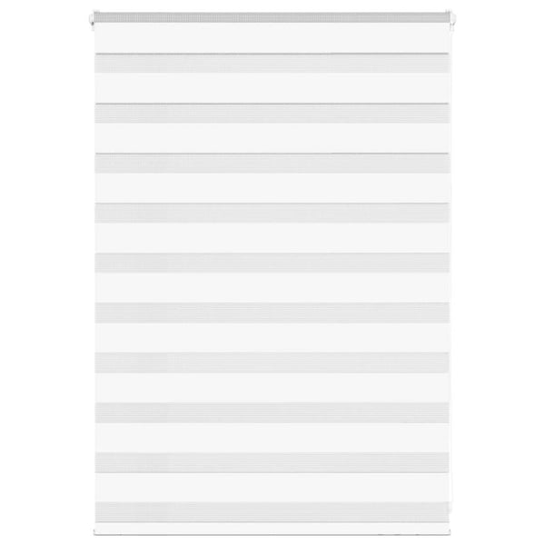 vidaXL zebragardin hvid 115x100 cm stofbredde 110,9 cm polyester