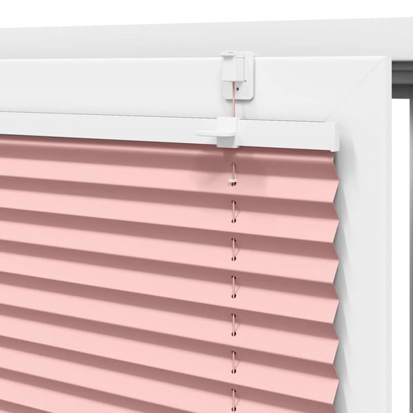 vidaXL plisségardin Rosa 95x200 cm Stoff Bredde 94,4 cm Polyester