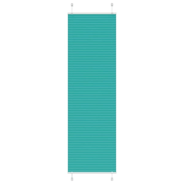 vidaXL Plisségardin Benzin Grøn 55x200 cm Stofbredde 54,4 cm Polyester