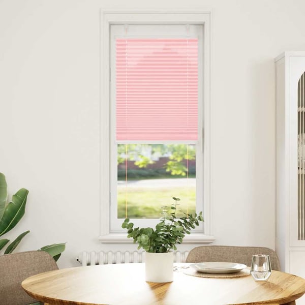 vidaXL plisségardin Rosa 50x150 cm Stoff Bredde 49,4 cm Polyester