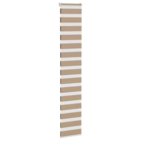 vidaXL Sebragardin sandbrun 50x200 cm stoff bredde 45,9 cm polyester
