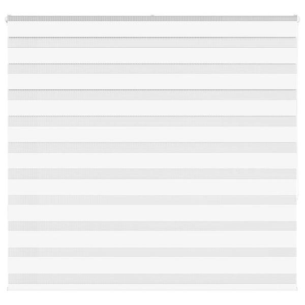 vidaXL zebragardin hvid 160x150 cm stofbredde 155,9 cm polyester