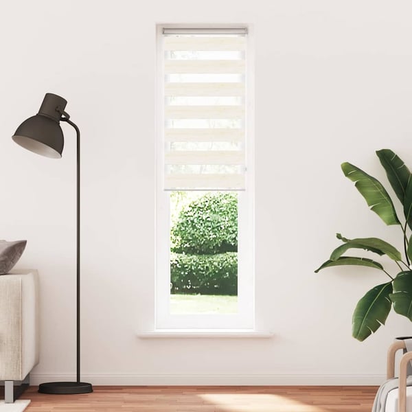 vidaXL zebragardin marmorbeige 60x230 cm stofbredde 55,9 cm polyester