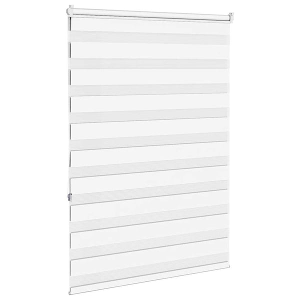 vidaXL Sebragardin hvit 110x150 cm stoff bredde 105,9 cm polyester