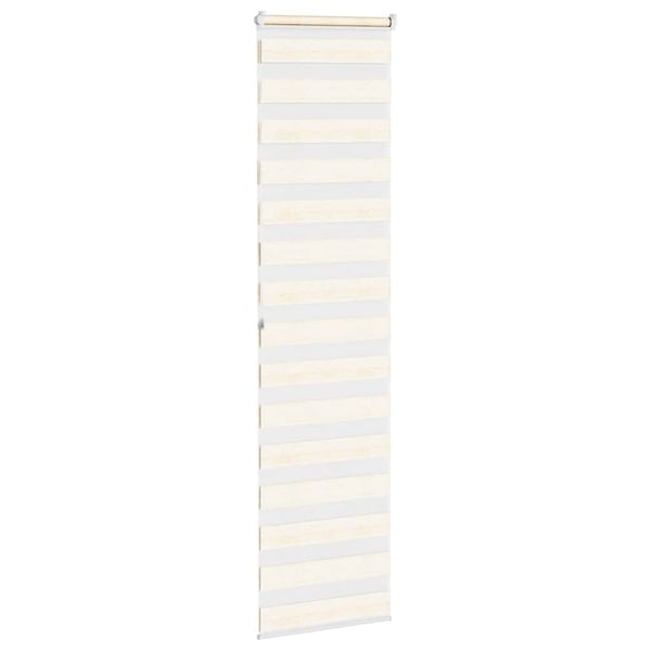vidaXL zebragardin marmorbeige 55x200 cm stofbredde 50,9 cm polyester