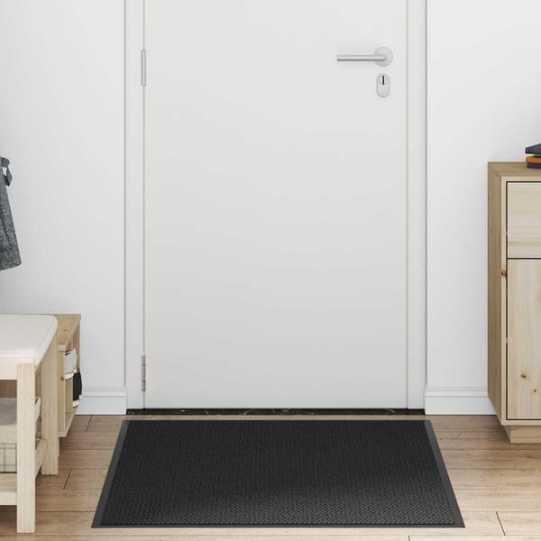 vidaXL Dørmatte svart 80x120 cm
