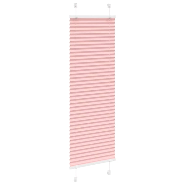 vidaXL plisségardin Rosa 50x100 cm Stoff Bredde 49,4 cm Polyester