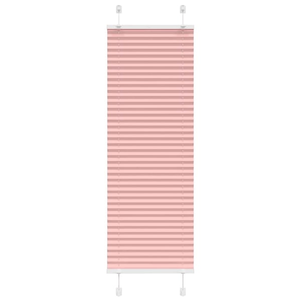 vidaXL plisségardin Rosa 50x100 cm Stoff Bredde 49,4 cm Polyester