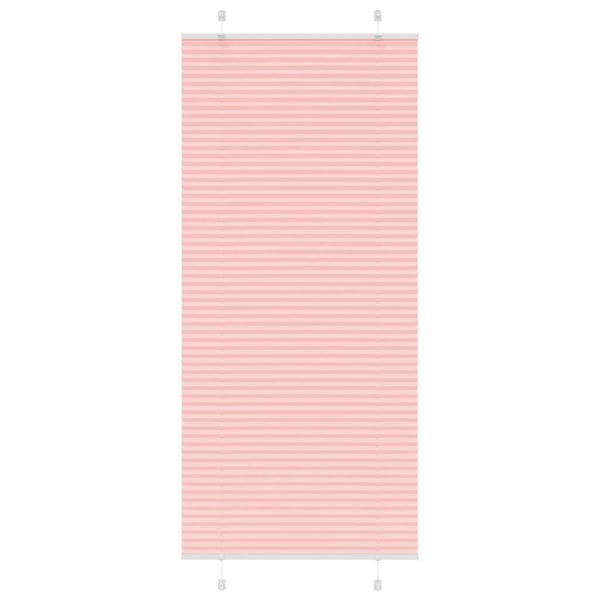 vidaXL plisségardin Rosa 85x200 cm Stoff Bredde 84,4 cm Polyester