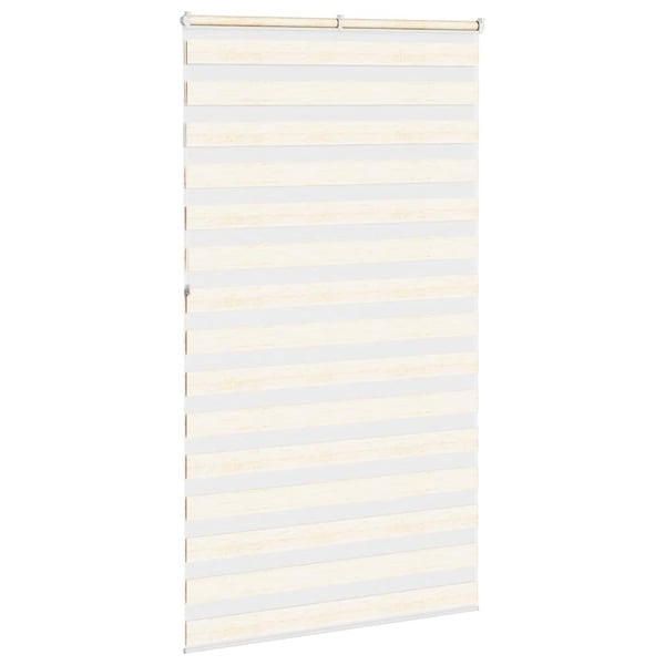 vidaXL zebragardin marmorbeige 125x230 cm stofbredde 120,9cm polyester