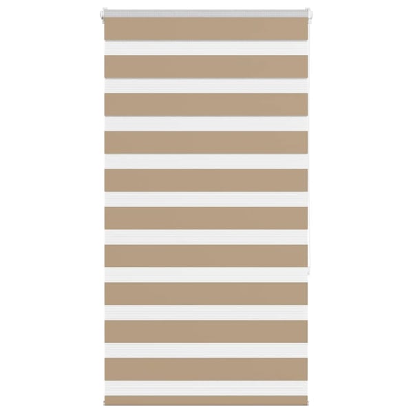 vidaXL Sebragardin sandbrun 80x150 cm stoff bredde 75,9 cm polyester