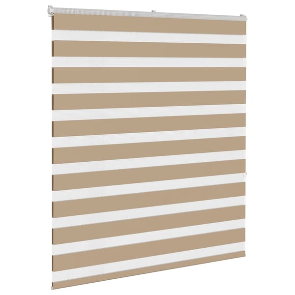 vidaXL Sebragardin sandbrun 120x150 cm stoff bredde 115,9 cm polyester