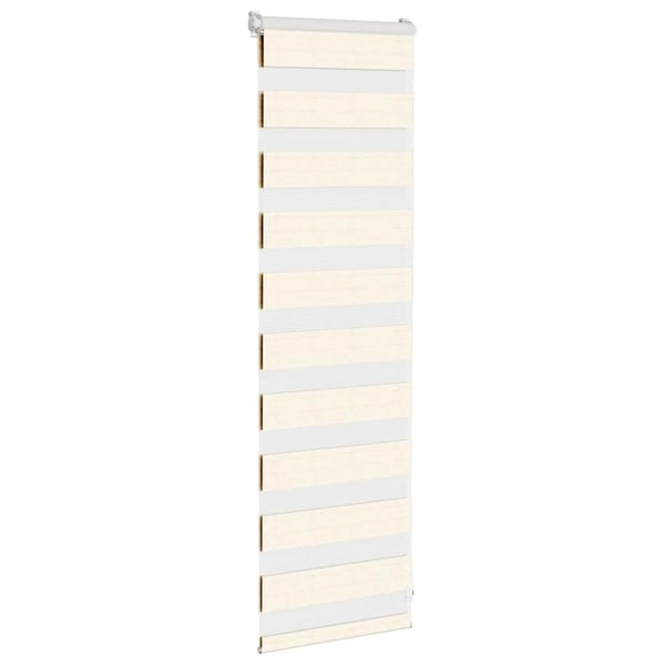 vidaXL Sebragardin marmor beige stoff bredde 45,9 cm polyester