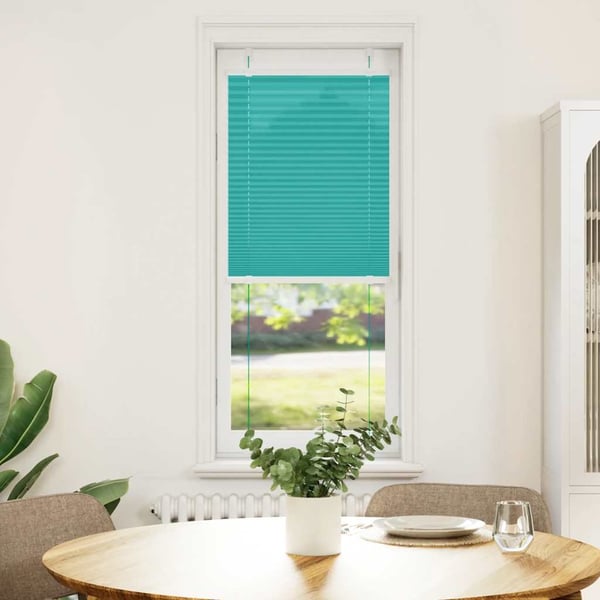 vidaXL plisségardin Bensin Grønn 40x100 cm Stoff Bredde 39,4 cm