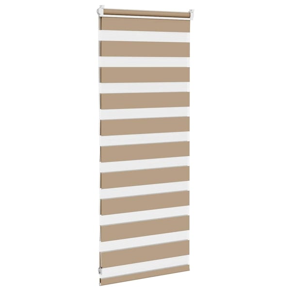 vidaXL Sebragardin sandbrun 55x100 cm stoff bredde 50,9 cm polyester