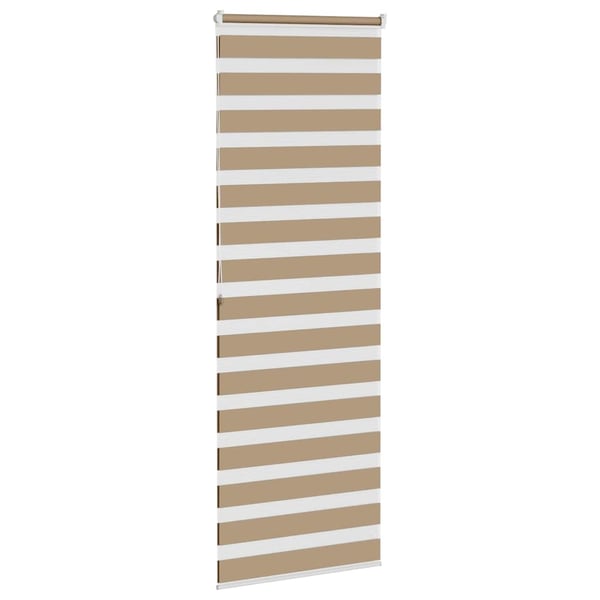 vidaXL Sebragardin sandbrun 80x200 cm stoff bredde 75,9 cm polyester