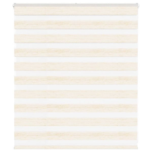 vidaXL Sebragardin marmor beige stoff bredde 120,9 cm polyester