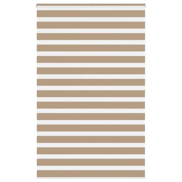 vidaXL Sebragardin sandbrun 145x200 cm stoff bredde 140,9 cm polyester