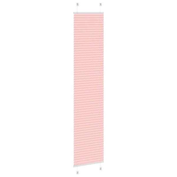 vidaXL plisségardin Rosa 40x200 cm Stoff Bredde 39,4 cm Polyester