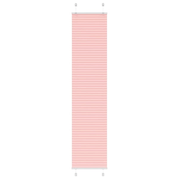 vidaXL plisségardin Rosa 40x200 cm Stoff Bredde 39,4 cm Polyester