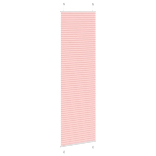 vidaXL plisségardin Rosa 55x200 cm Stoff Bredde 54,4 cm Polyester