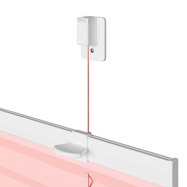vidaXL plisségardin Rosa 55x200 cm Stoff Bredde 54,4 cm Polyester