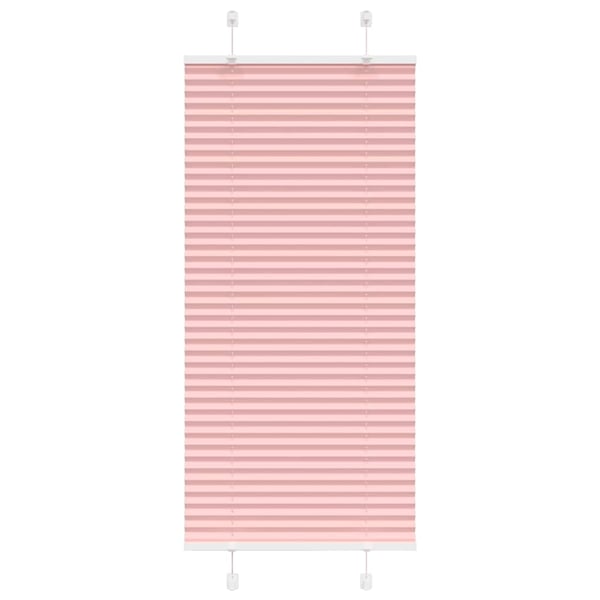 vidaXL plisségardin Rosa 60x100 cm Stoff Bredde 59,4 cm Polyester