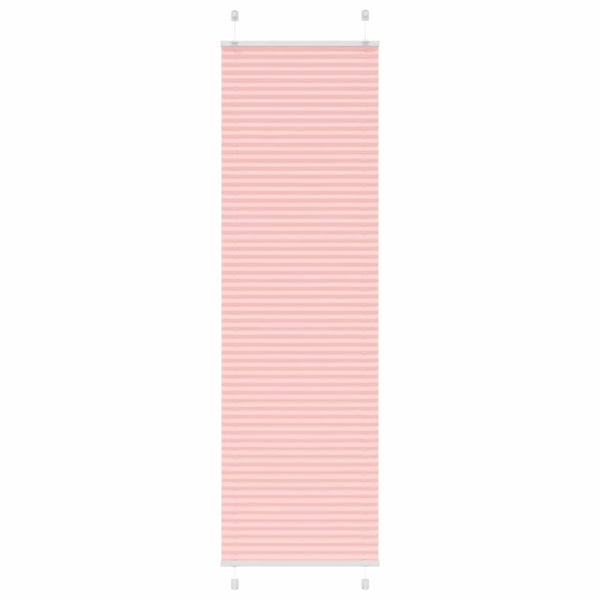 vidaXL plisségardin Rosa 65x200 cm Stoff Bredde 64,4 cm Polyester