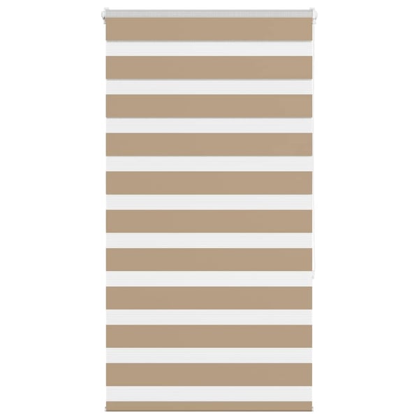 vidaXL zebragardin sandbrun 70x150 cm stofbredde 65,9 cm polyester