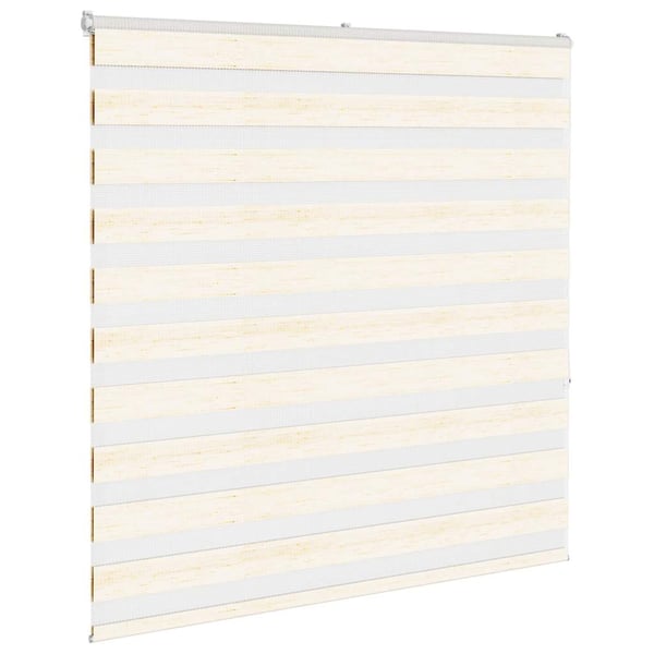 vidaXL Sebragardin marmor beige stoff bredde 140,9 cm polyester