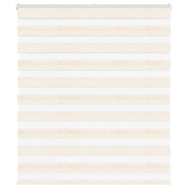vidaXL Sebragardin marmor beige stoff bredde 130,9 cm polyester