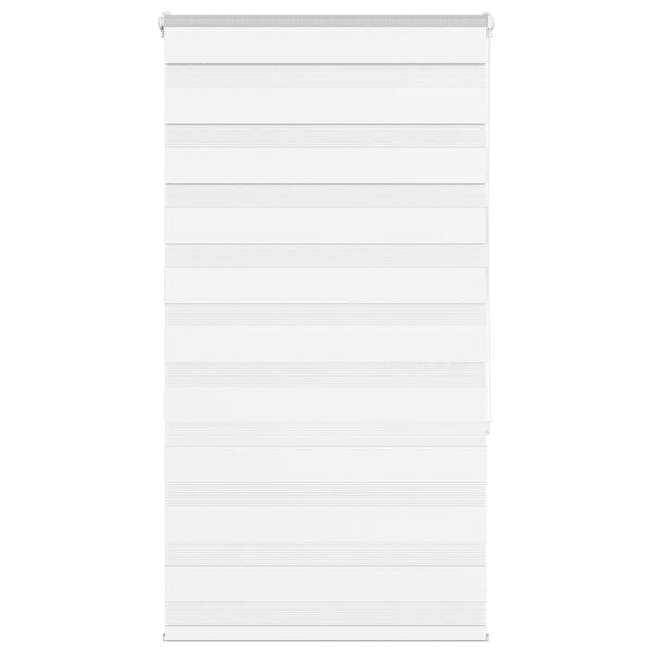 vidaXL zebragardin hvid 75x150 cm stofbredde 70,9 cm polyester